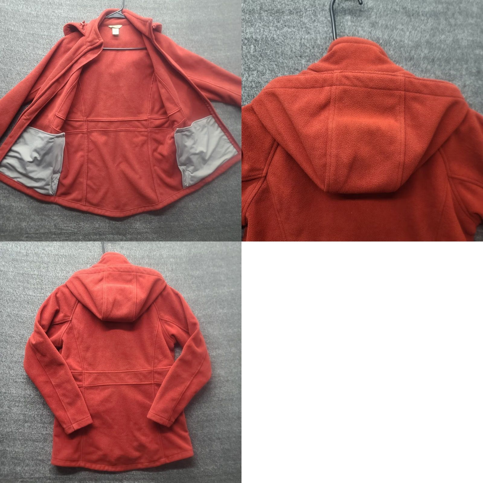 Vintage Duluth Womens Coat XS Shoreline Windproof Fleece Jacket Zip Red Durable Regular Coat, Wool? Size XS / US 0-2 / IT 36-38 - 9 Thumbnail