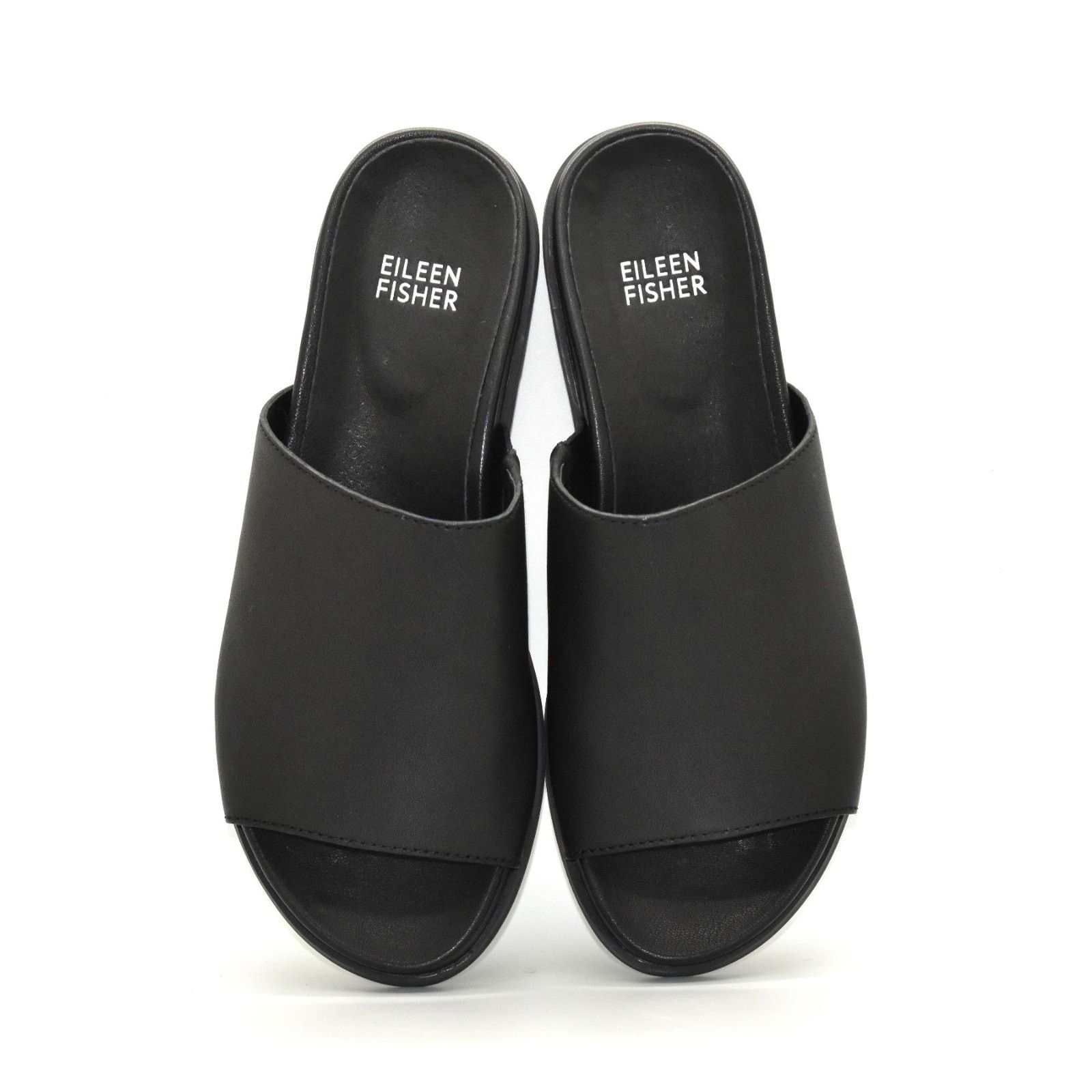 Eileen Fisher NWOB EILEEN FISHER Mask Tumbled Leather Platform Sandals 6 Size US 6 / IT 36 - 1 Thumbnail