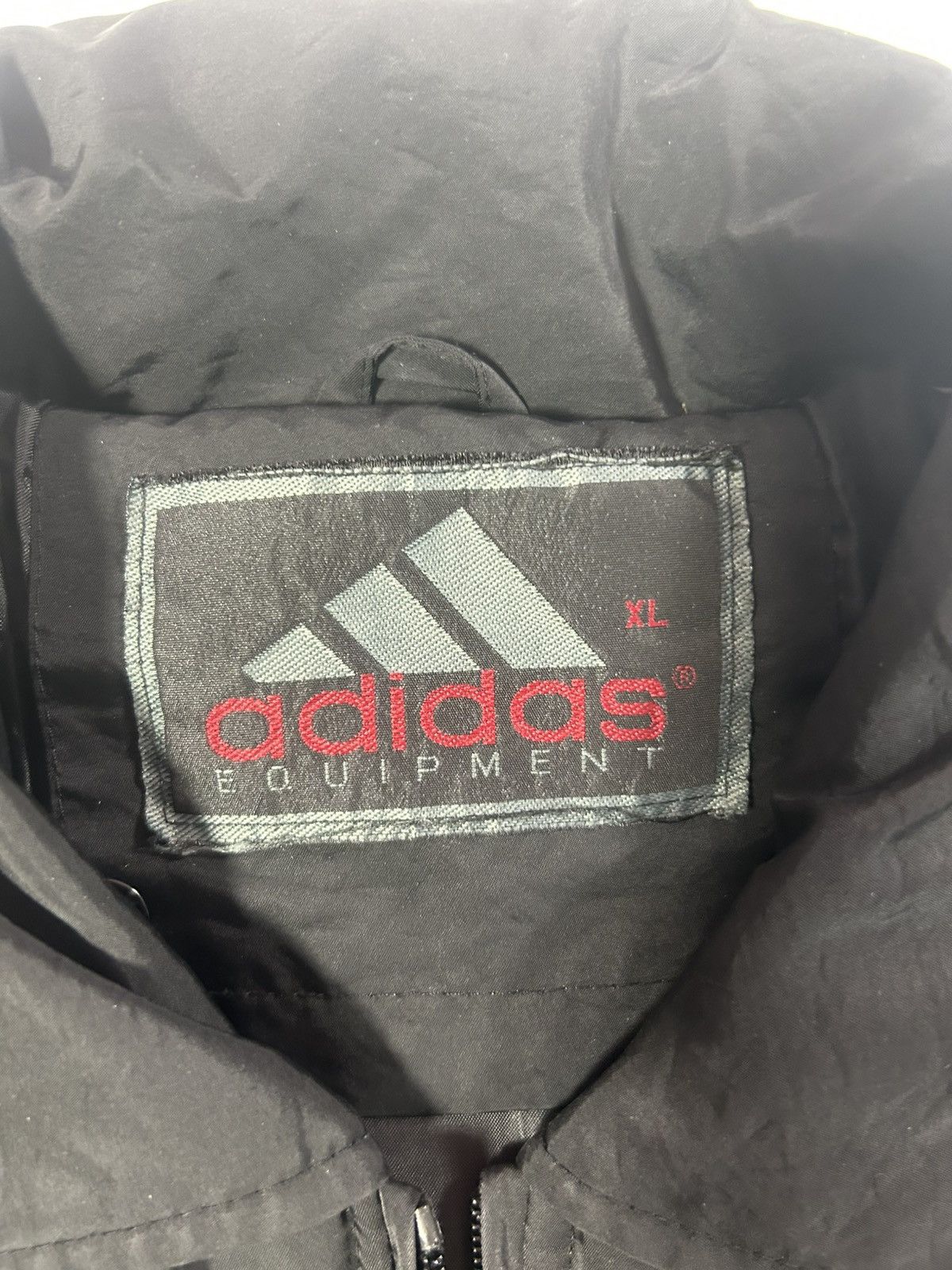 Adidas MENS XL ADIDAS EQUIPMENT VINTAGE BLACK COAT/PADDED JACKET Size US XL / EU 56 / 4 - 3 Thumbnail