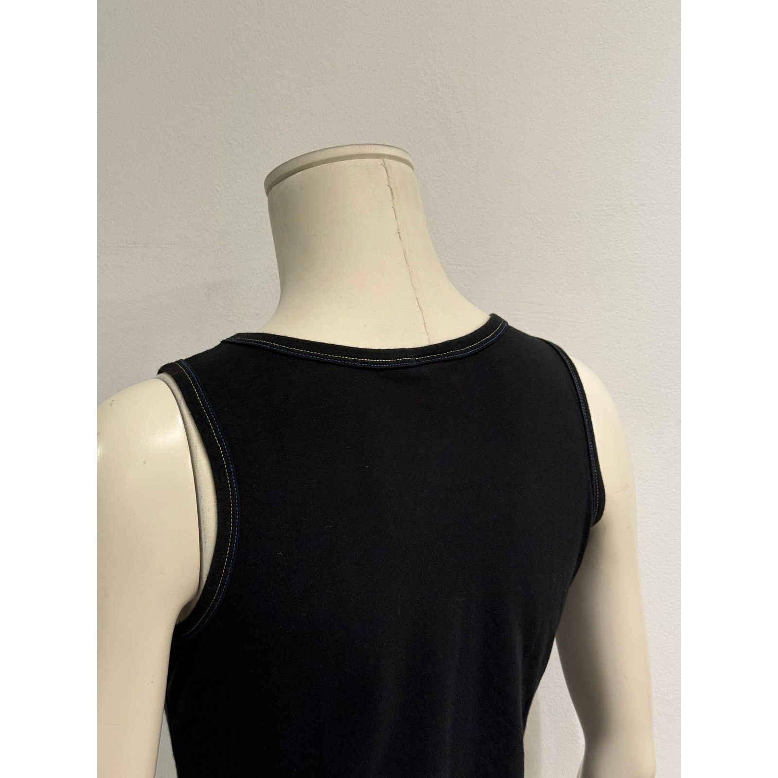 Versace 2000s Versace embellished cross tank top Size L / US 10 / IT 46 - 8 Thumbnail