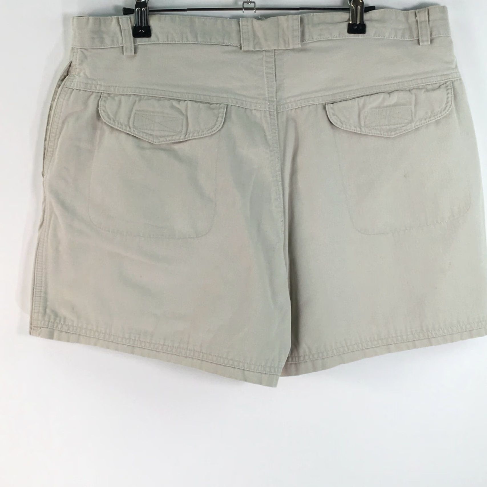 Timberland Timberland Mens Casual Weathergear High Rise Flat Front Beige Shorts Size 36 Size US 36 / EU 52 - 2 Thumbnail