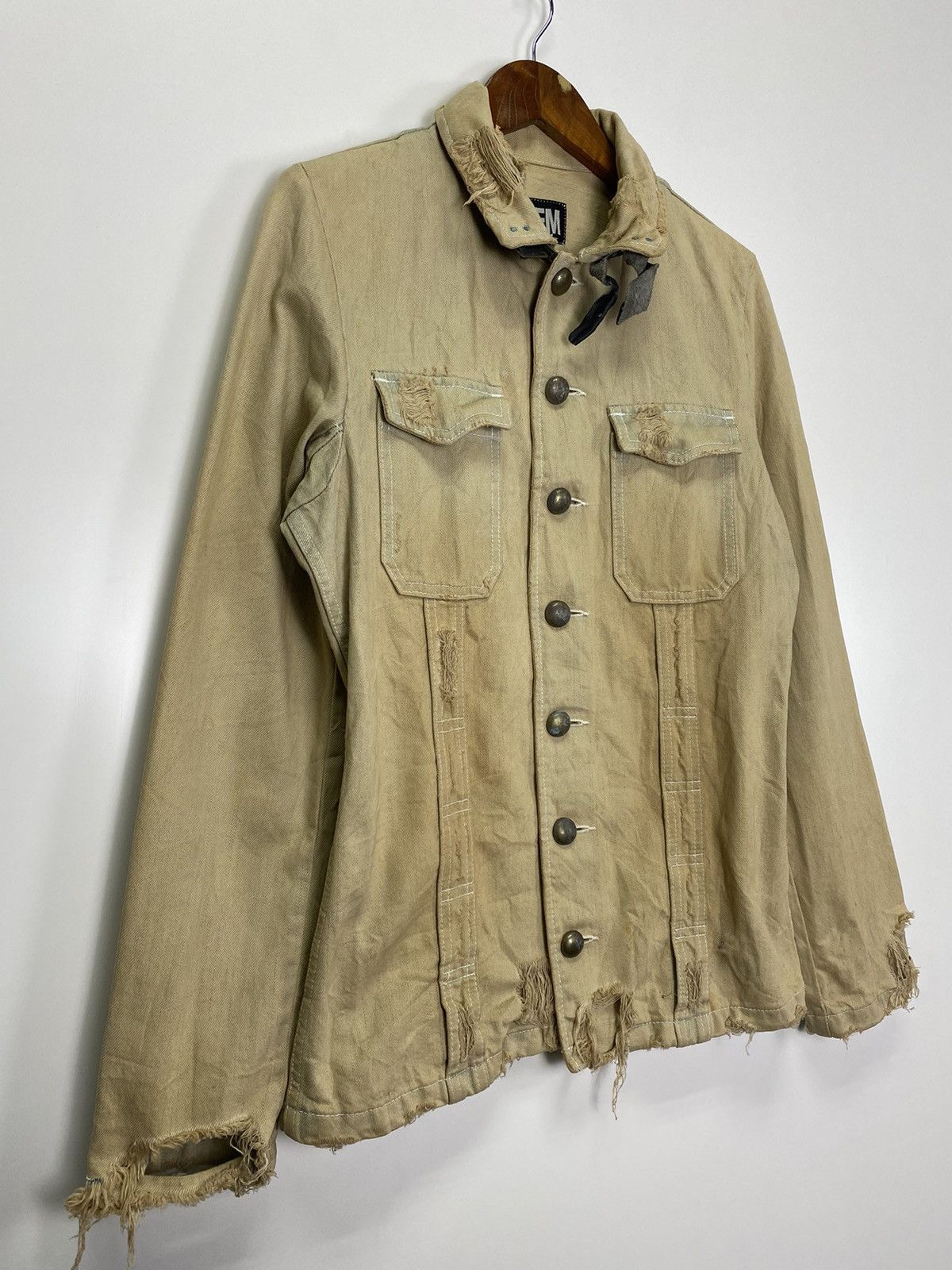 PPFM × Vintage Vintage PPFM Distress denim jacket Size US M / EU 48-50 / 2 - 5 Thumbnail