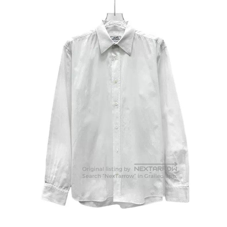 Other Hermes White H-letter jacquard full print cotton collar lo Size US XXS / EU 40 - 1 Thumbnail