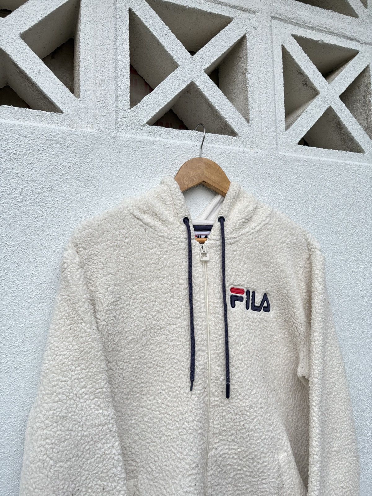 Fila Vintage Sportswear Fila Fleece Jacket Sherpa Lining Size US L / EU 52-54 / 3 - 3 Thumbnail