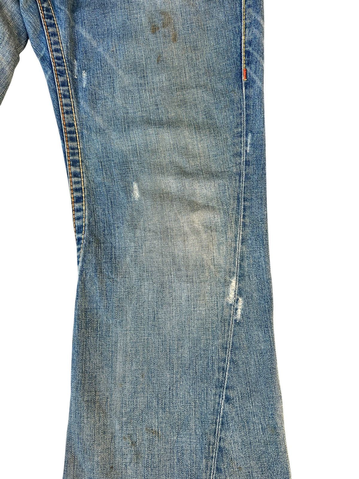 True Religion 2000s True Religion Joey Big T Dirty Mud Denim Flare Jeans Size US 33 - 12 Thumbnail