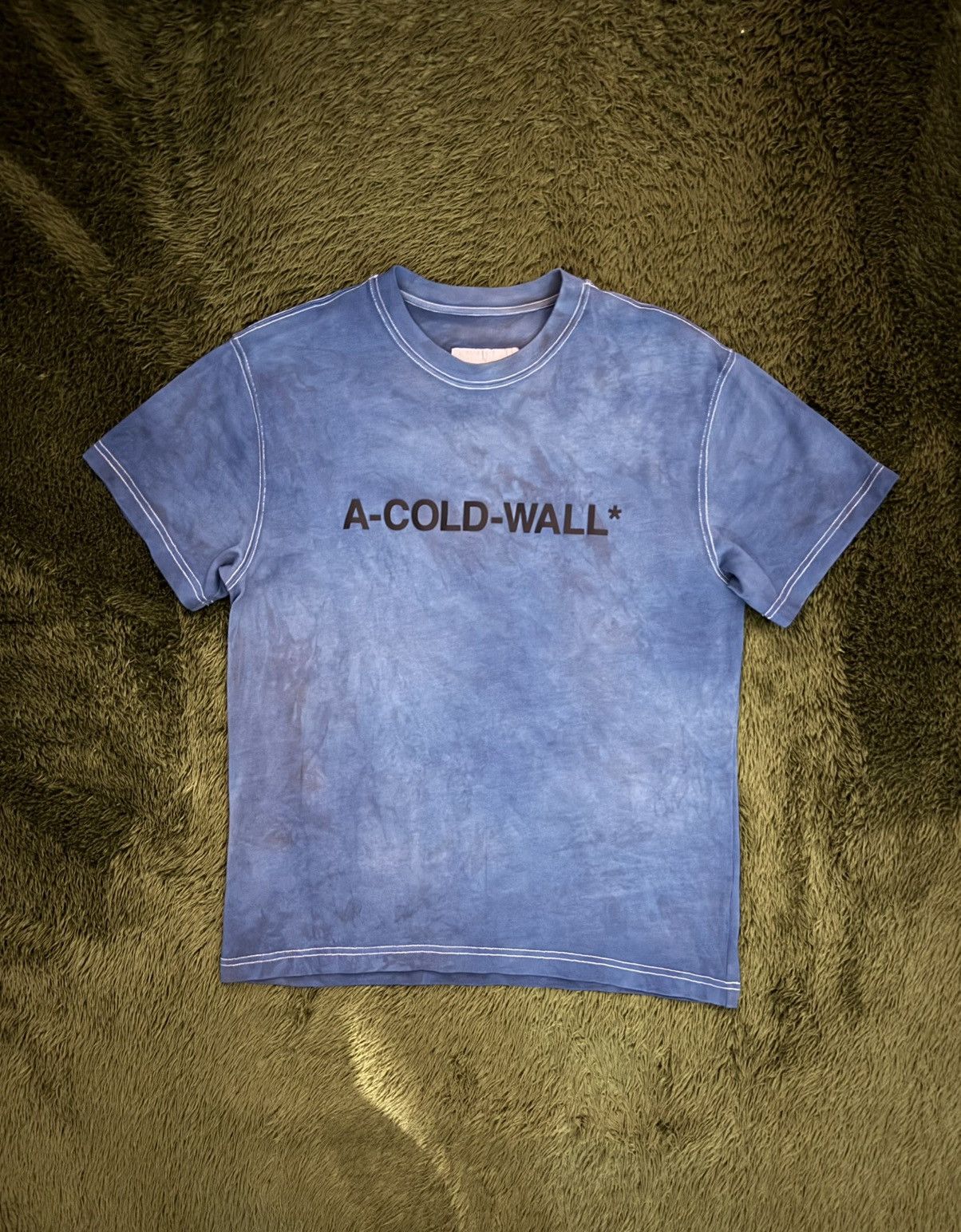 A-COLD-WALL* [L] A-COLD-WALL Rubber Logo Hand-Dyed Soft Touch T-Shirt Size US L / EU 52-54 / 3 - 1 Thumbnail