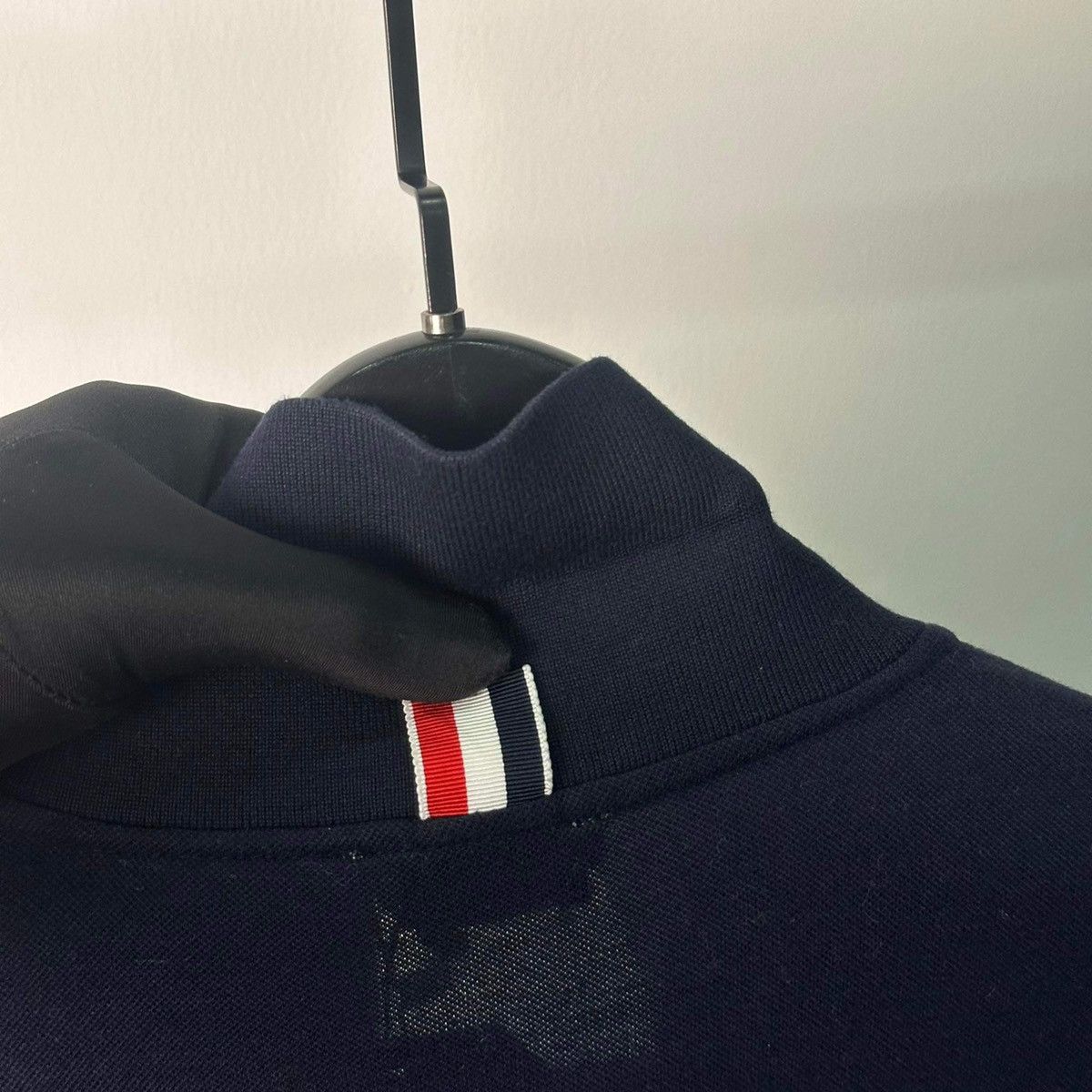 Thom Browne THOM BROWNE NAVY POLO SHIRT Size US M / EU 48-50 / 2 - 10 Thumbnail