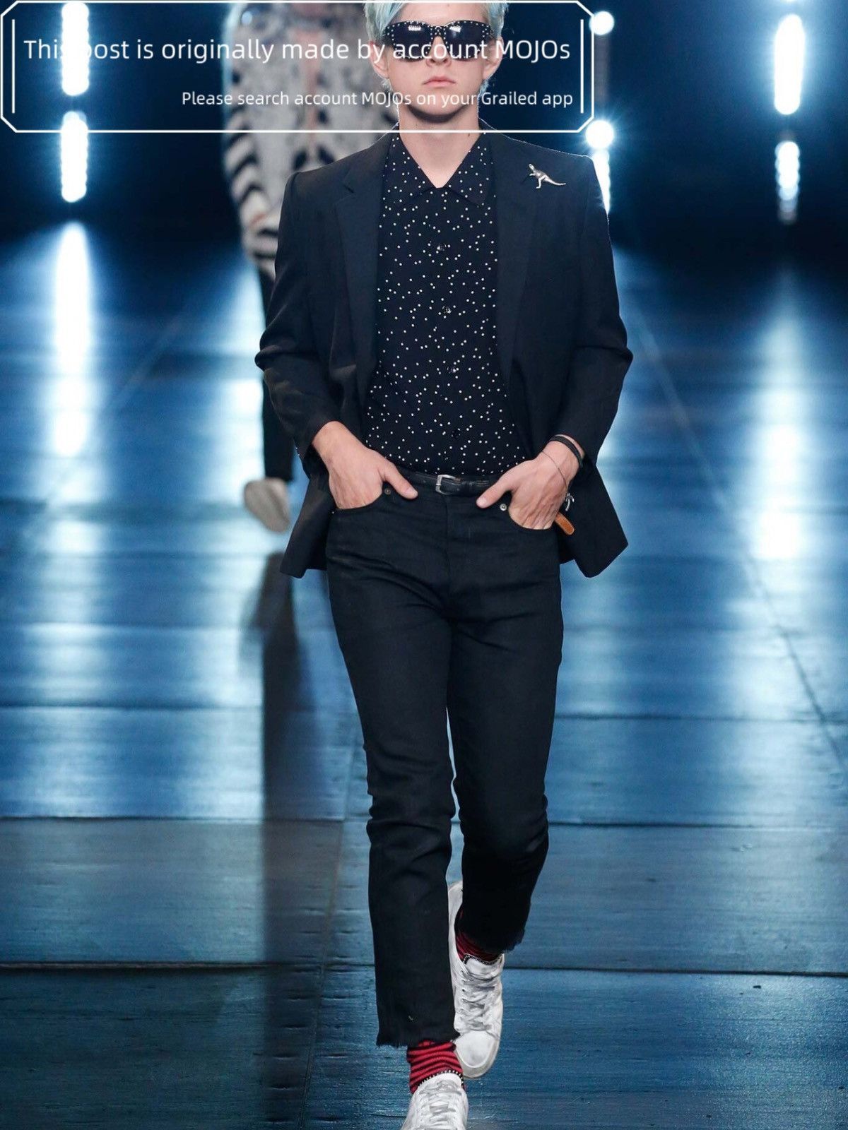 Saint Laurent Paris Sz 85 Saint Laurent Paris 16SS Vintage Western Belt mojos535 Size ONE SIZE - 7 Thumbnail