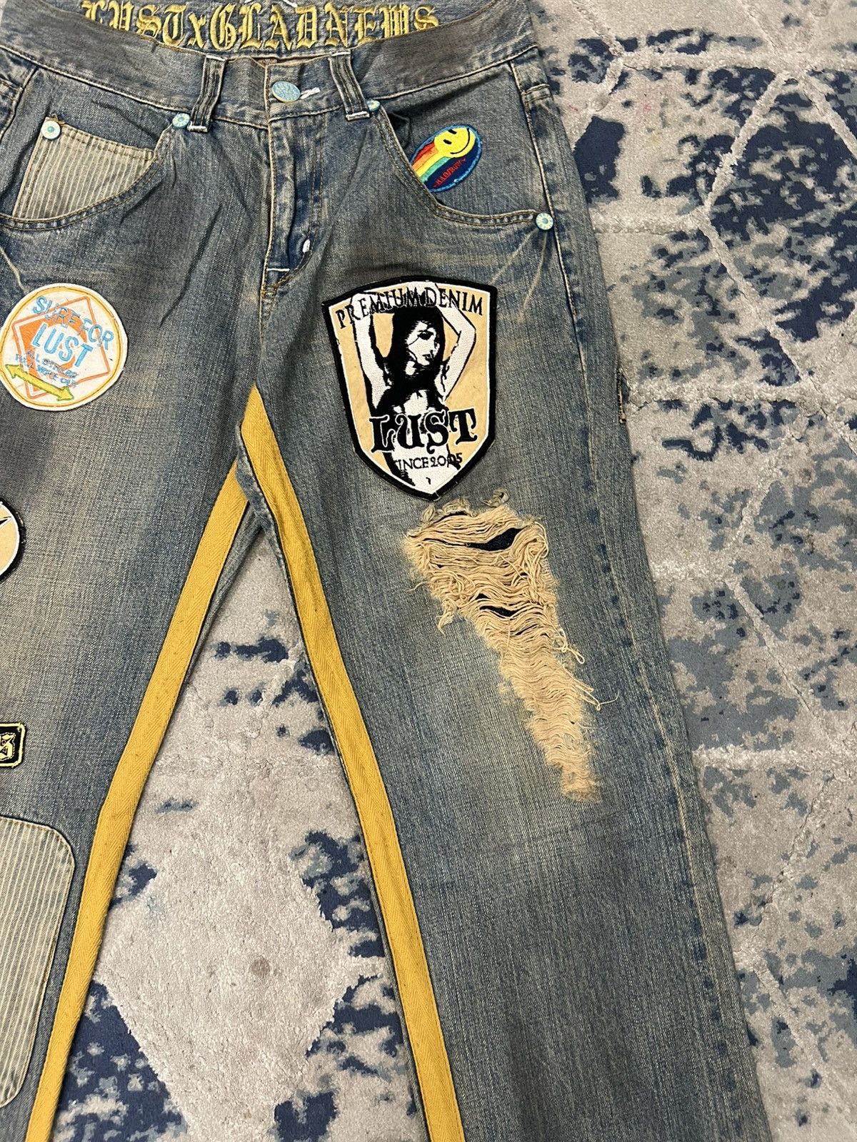 Japanese Brand Vintage Lust Inspired Hysteric Glamour denim flared jeans Size US 30 / EU 46 - 4 Thumbnail