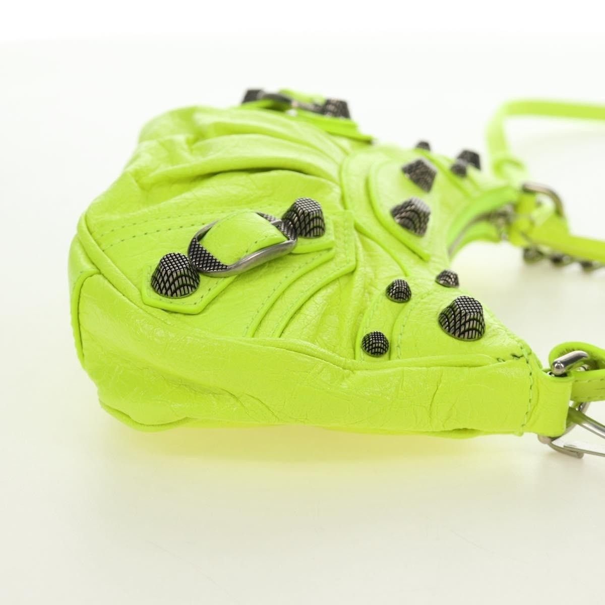 Balenciaga Balenciaga Chain Le Cagole XS Shoulder Bag Green Size ONE SIZE - 11 Thumbnail