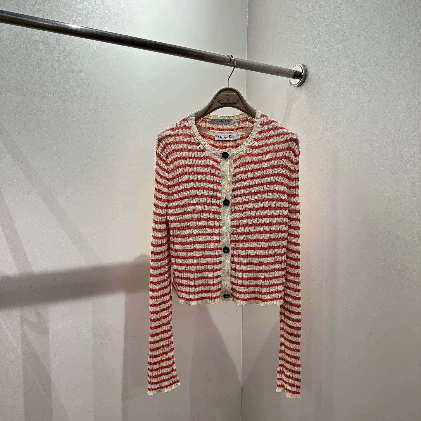 Christian Dior Monsieur Dior apr496 Star Stripe knit set women's 36 cotton Size XS / US 0-2 / IT 36-38 - 1 Thumbnail