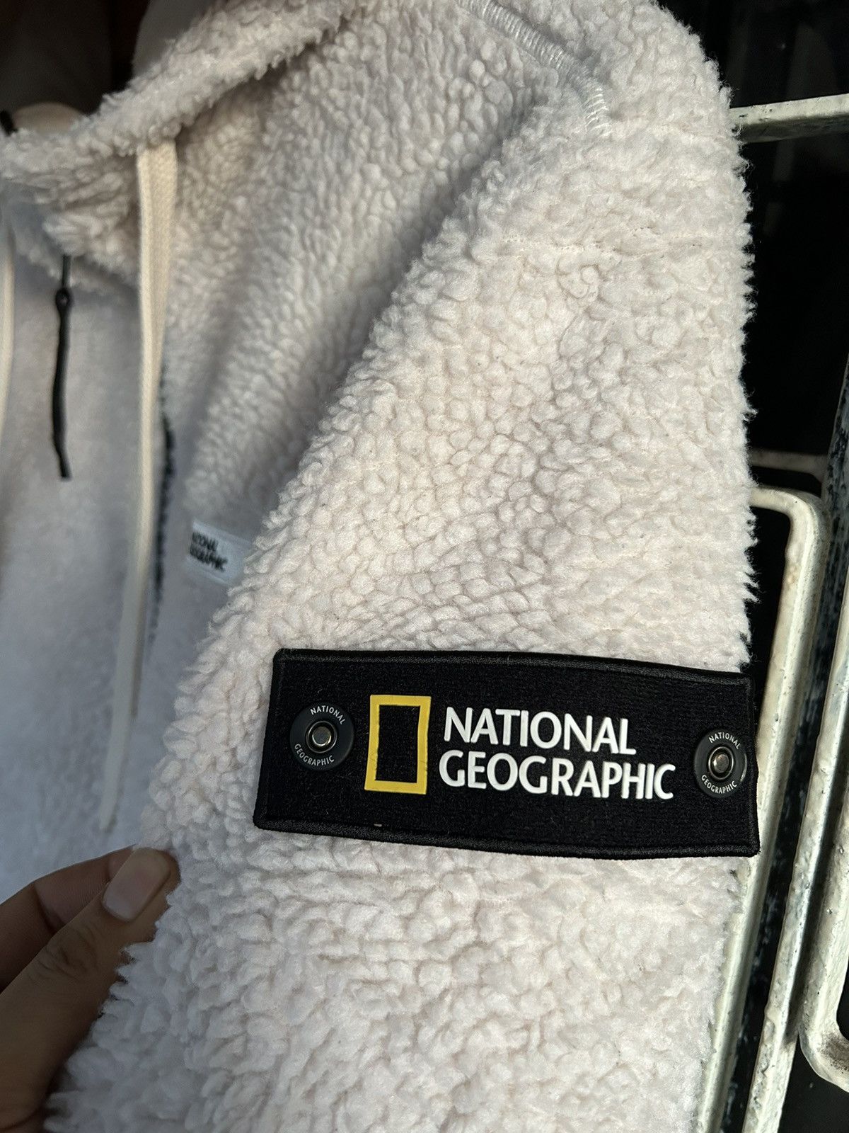 Beauty Beast × Vintage BINDING ‼️NATIONAL GEOGRAPHIC COSTONI FLEECE HOODIE Size US M / EU 48-50 / 2 - 7 Thumbnail