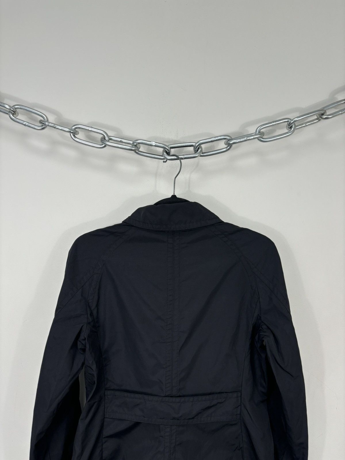 Weekend Max Mara Max Mara Weekend Women’s Black Cotton Nylon Trench Coat Size M / US 6-8 / IT 42-44 - 14 Thumbnail