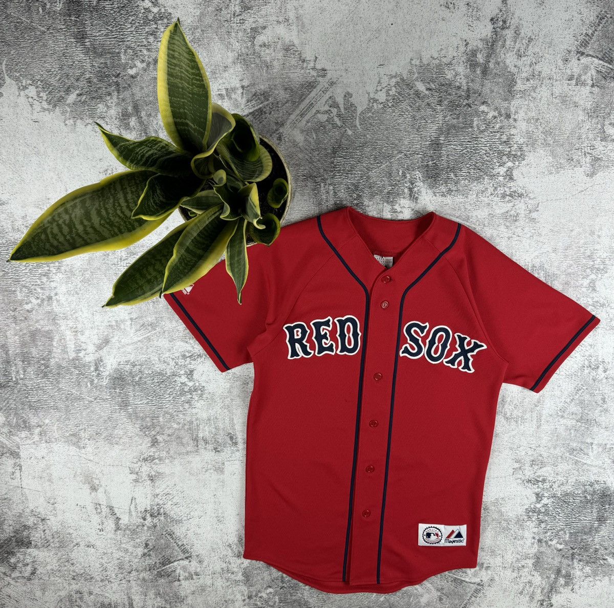 Majestic Vintage Boston Red Sox Varsity Made in USA Jersey T Shirt Tee Size US S / EU 44-46 / 1 - 1 Thumbnail