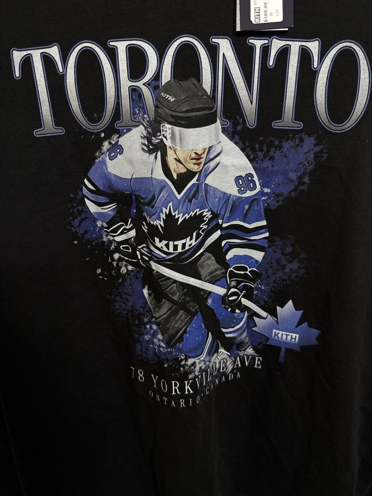 Kith 🍁 NWT KITH TORONTO EXCLUSIVE HOCKEY LONG-SLEEVE TEE 🍁 Size US M / EU 48-50 / 2 - 1 Thumbnail