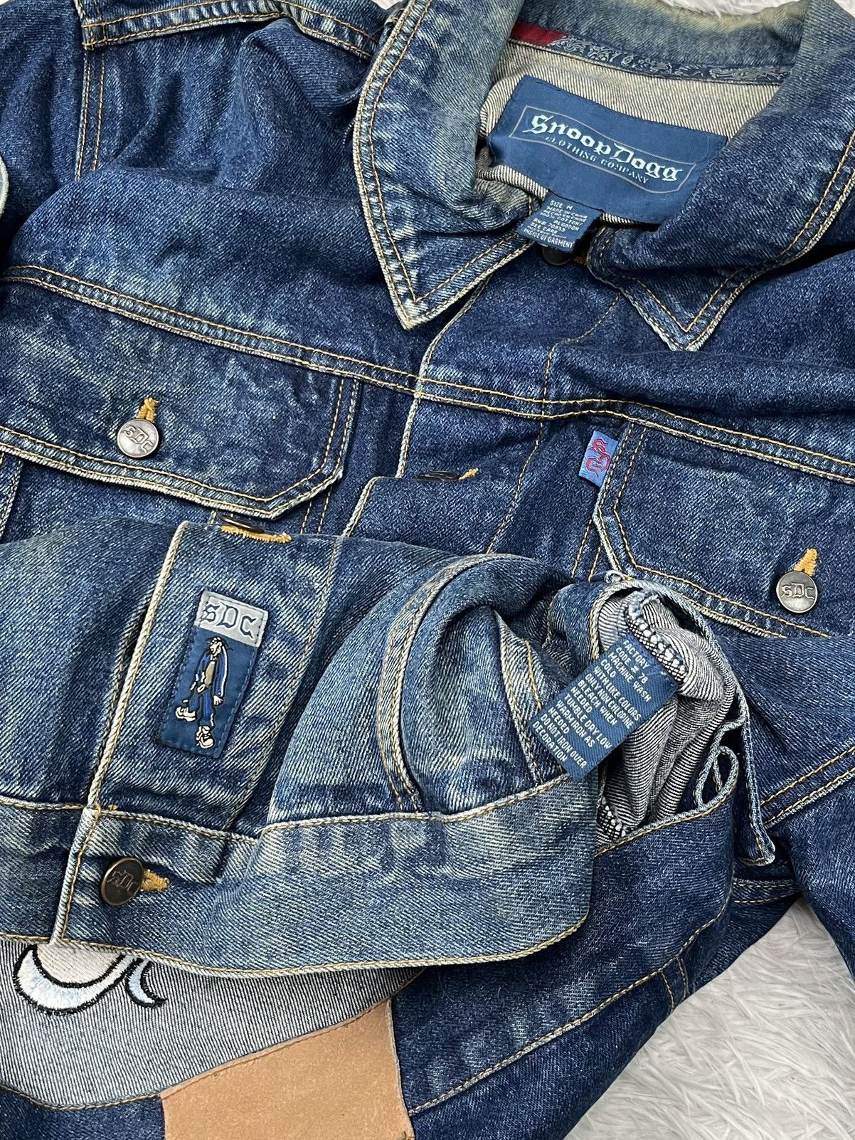 Snoop Dogg Vintage Snoop Dogg SDC Denim Jacket Size US L / EU 52-54 / 3 - 9 Thumbnail