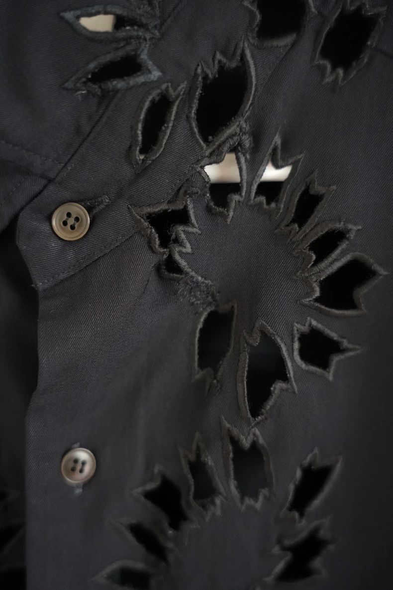 Yohji Yamamoto Yohji Yamamoto Yohji Yamamoto Black Hollow Shirt Size US M / EU 48-50 / 2 - 4 Thumbnail