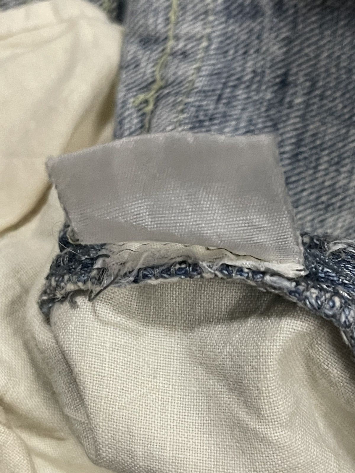 If Six Was Nine Vintage Japanese Brand Blue Wash Style Paint Splash Jeans Size US 30 / EU 46 - 8 Thumbnail