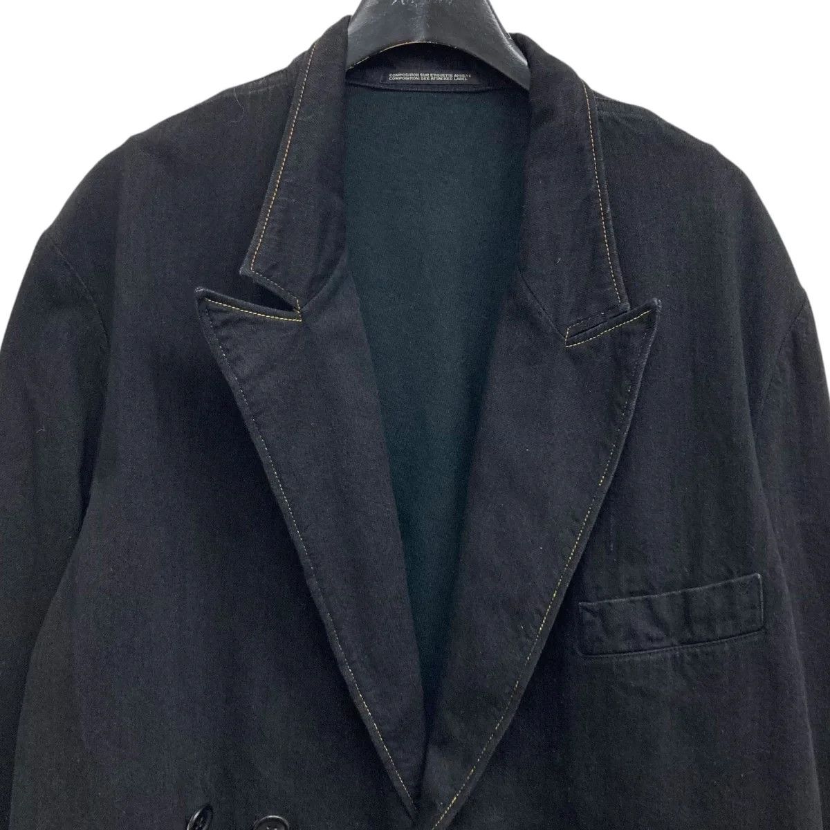 Yohji Yamamoto Pour Homme 24ss cotton tailored jacket HZ-J74-504 Size US M / EU 48-50 / 2 - 3 Thumbnail