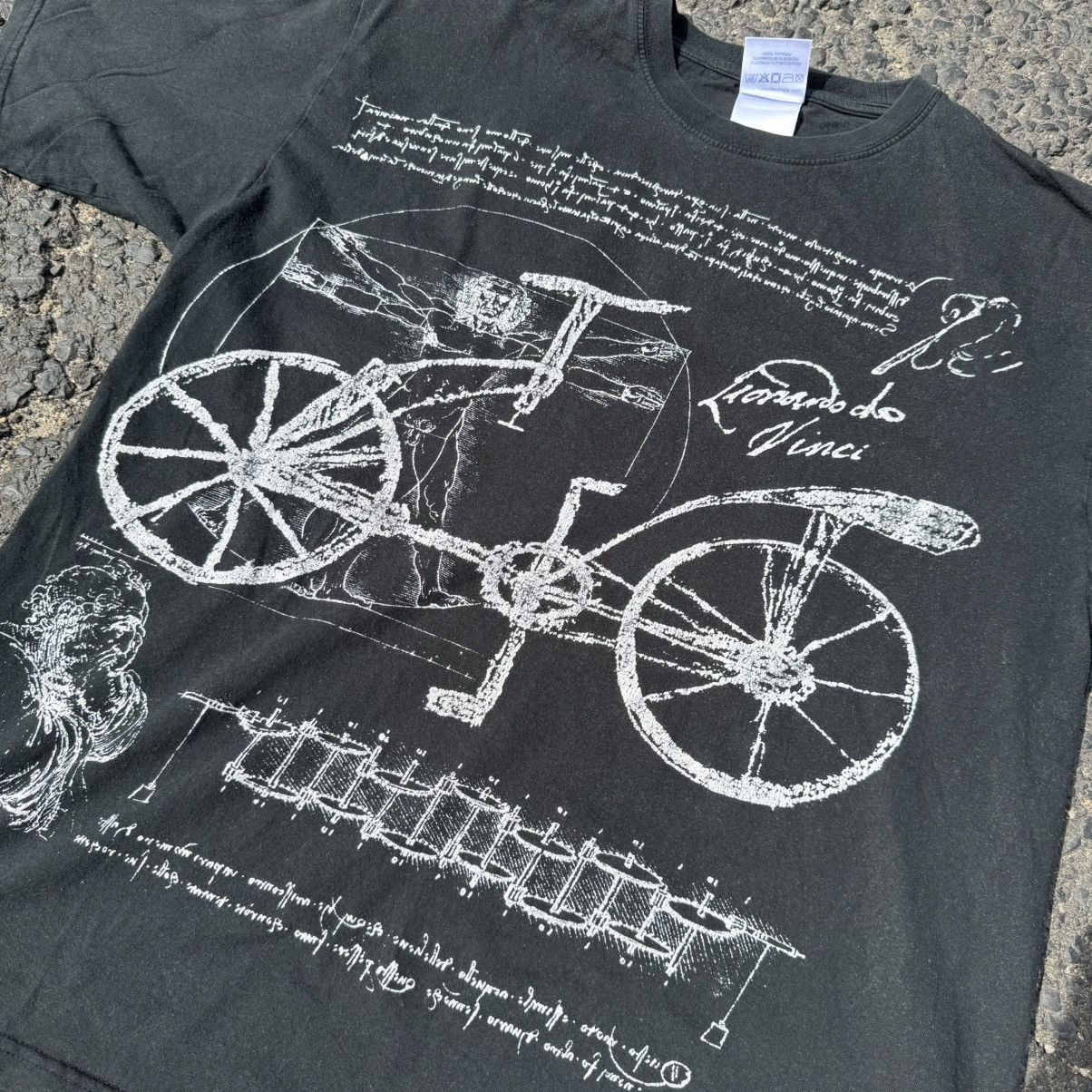 Japanese Brand Vintage Leonardo da Vinci Printed Tshirt Art Hoe 00s Washed Size US S / EU 44-46 / 1 - 13 Thumbnail