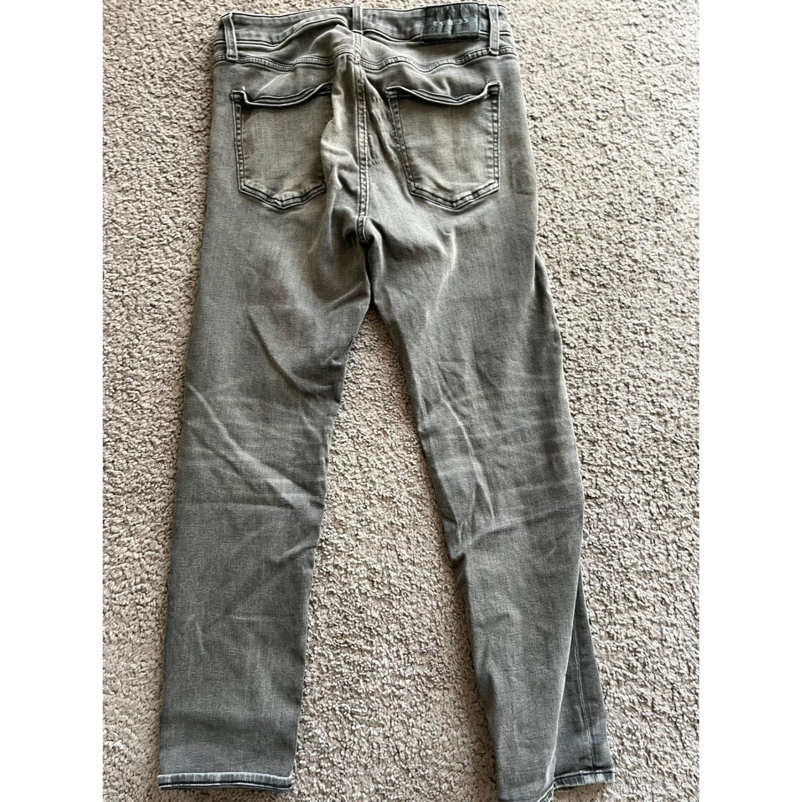 Express VINTAGE Express Men's Jeans 30x30 Dark Wash Slim Straight Leg Denim Cotton 90s Mens Size US 30 / EU 46 - 4 Thumbnail