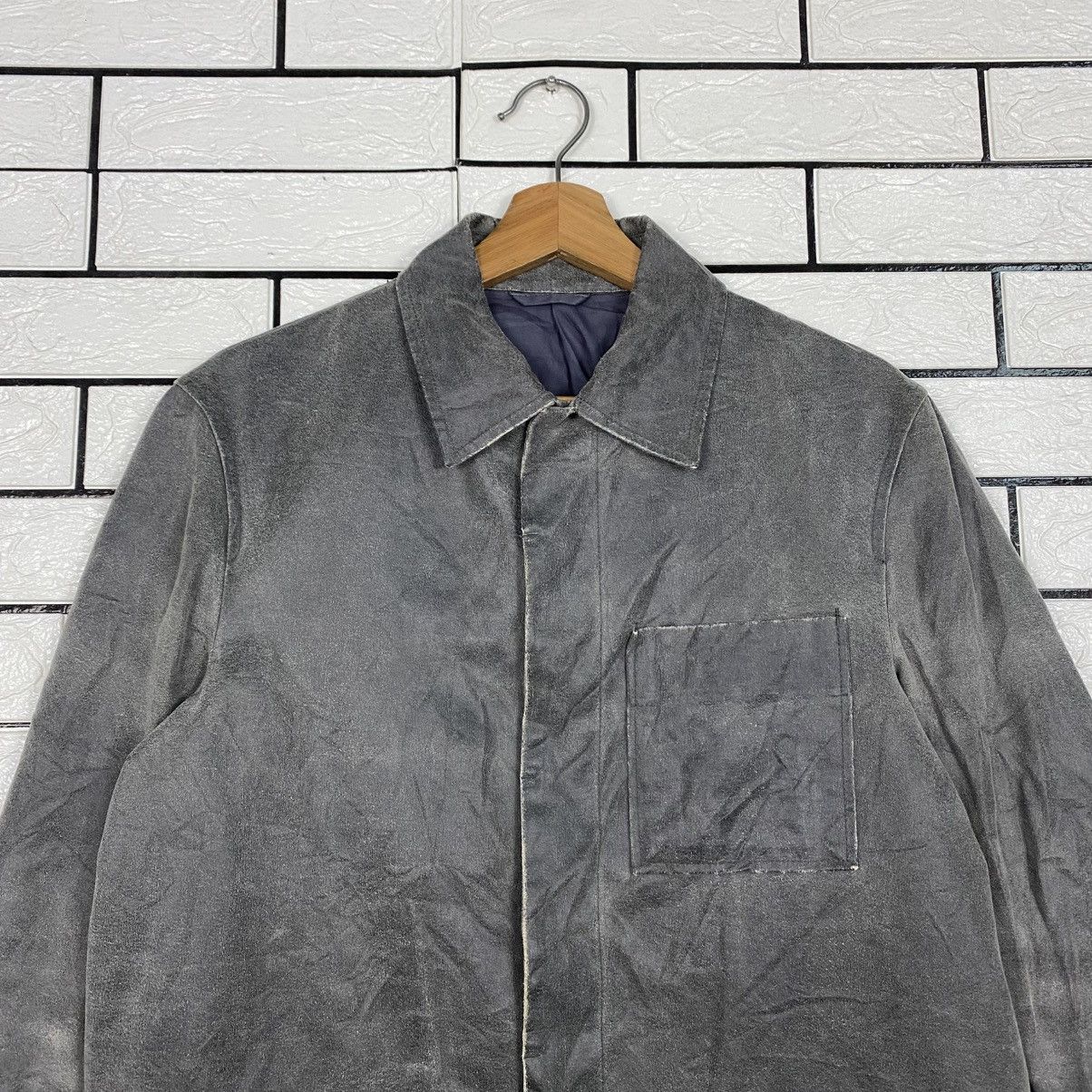 Calvin Klein 📌Vintage Chore Leather Jacket Worker Calvin Klein Size US M / EU 48-50 / 2 - 4 Thumbnail