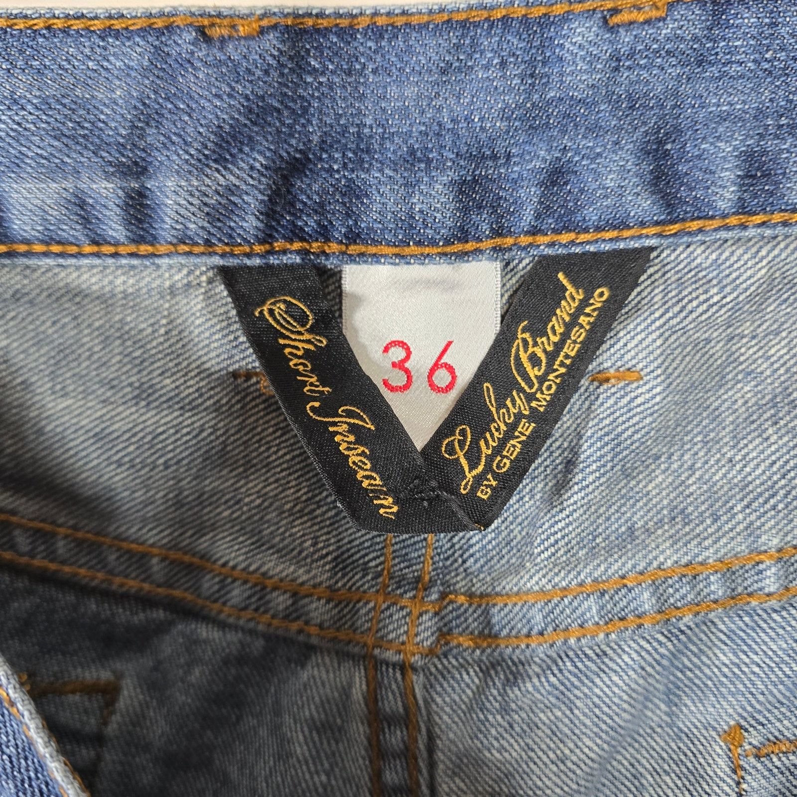 Lucky Brand Lucky Brand Short Inseam Blue Denim Jeans Size 36 W / L 29 Size US 36 / EU 52 - 3 Thumbnail