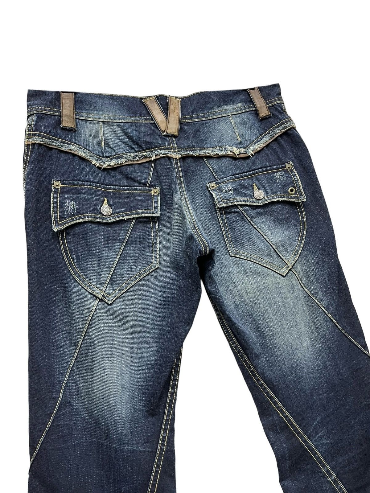 Michel Klein FYE🔥Vintage MICHEL KLEIN HOMME Designer Twisted Leg FLARE Size 30" / US 8 / IT 44 - 12 Thumbnail