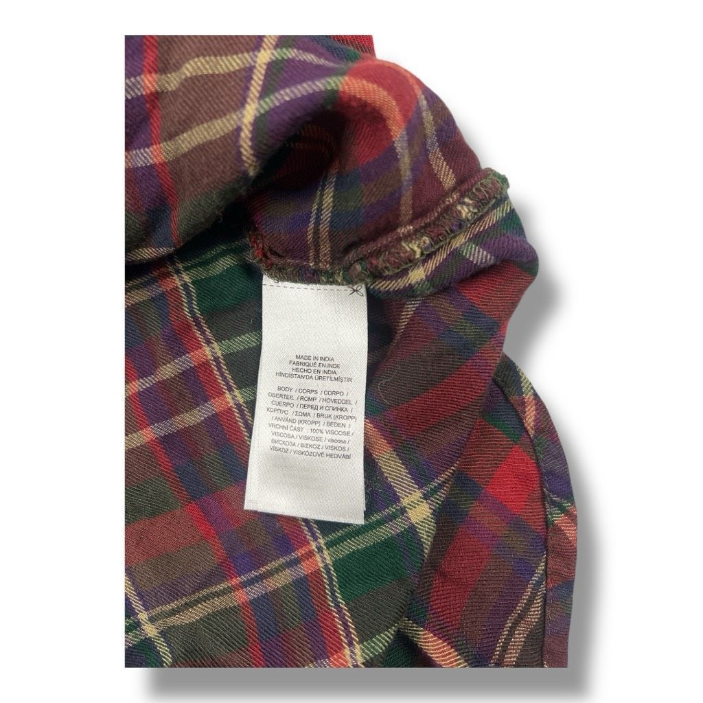 Lauren Ralph Lauren Lauren Ralph Lauren Plaid Blouse Top Size Extra Large Size XL / US 12-14 / IT 48-50 - 5 Thumbnail