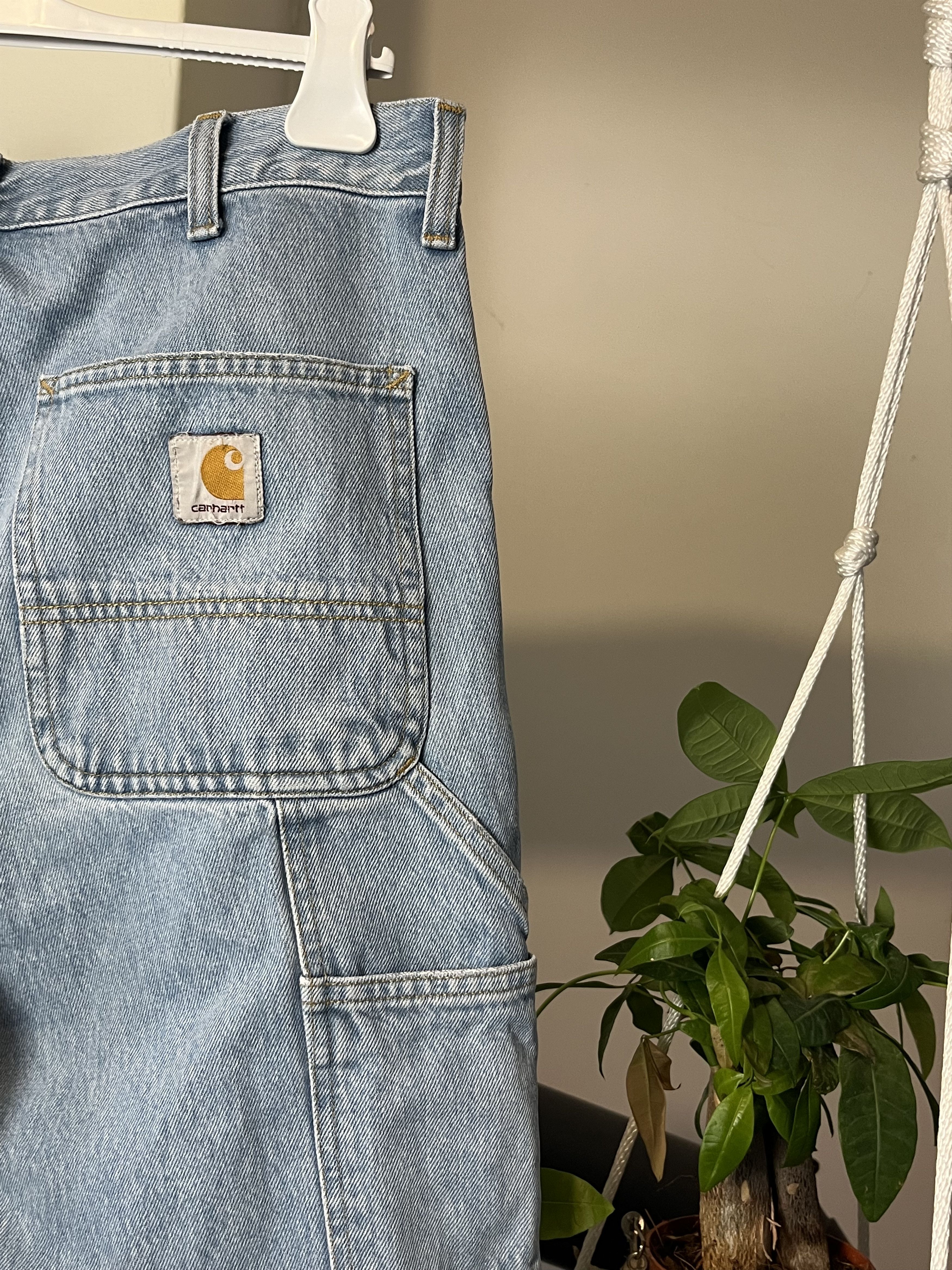 Carhartt × Carhartt Wip × Vintage Vintage Carhartt Single Knee Denim Work Pants Size US 32 / EU 48 - 6 Thumbnail