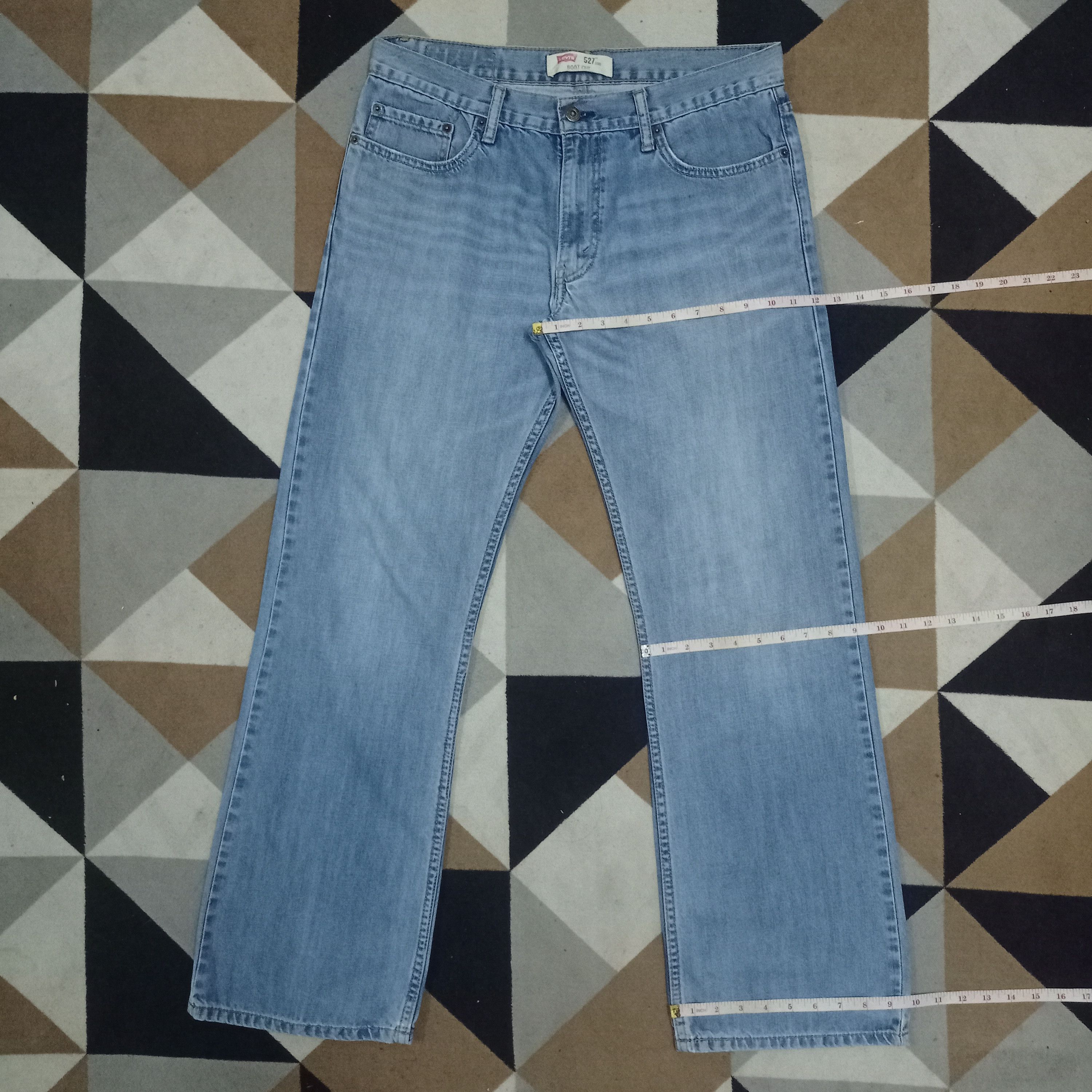 Levi's Vintage 90s Levis 527 Bootcut Blue Wash Flare Jeans 34x32 Size US 34 / EU 50 - 10 Thumbnail