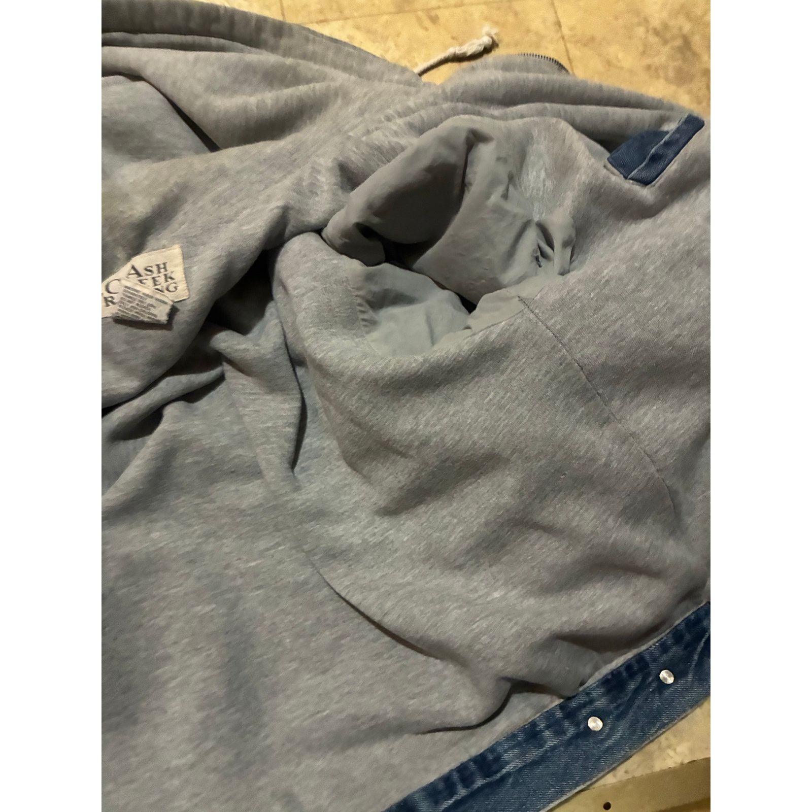 Other Vintage Insulated Denim Hooded Jacket Ash Creek Trading 2X Size US XXL / EU 58 / 5 - 6 Thumbnail