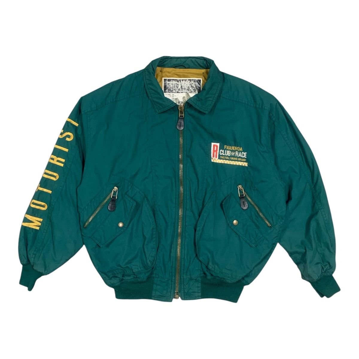 Vintage Vtg Figueroa Club of Race Bomber Jacket Size US M / EU 48-50 / 2 - 1 Thumbnail