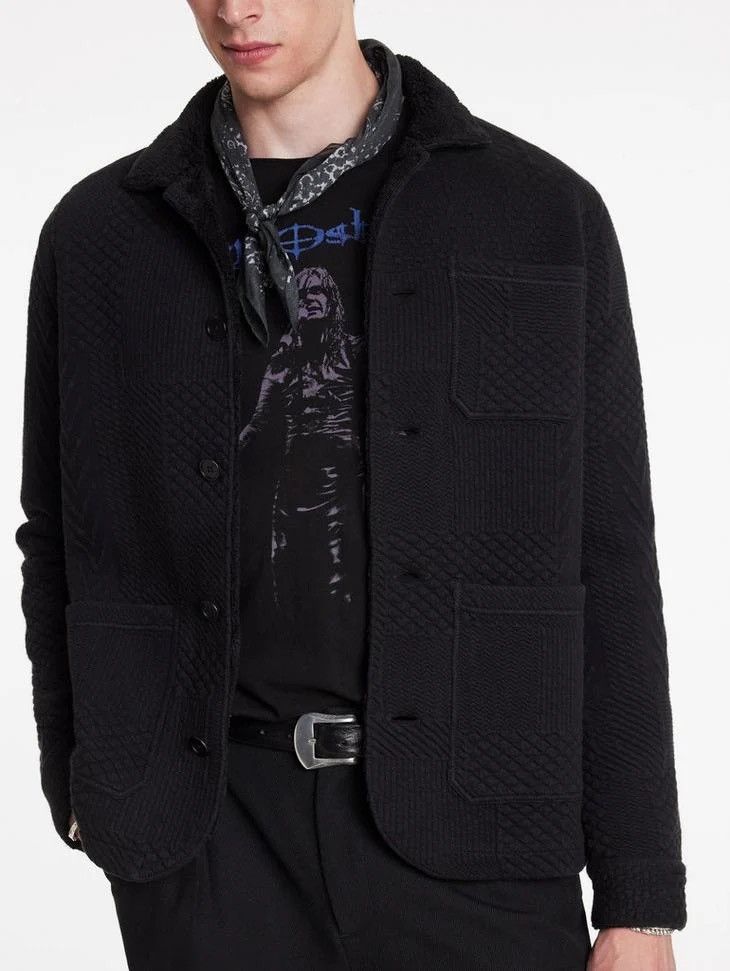 John Varvatos John Varvatos Kenmare Chore Jacket XS Black Size US XS / EU 42 / 0 - 12 Thumbnail