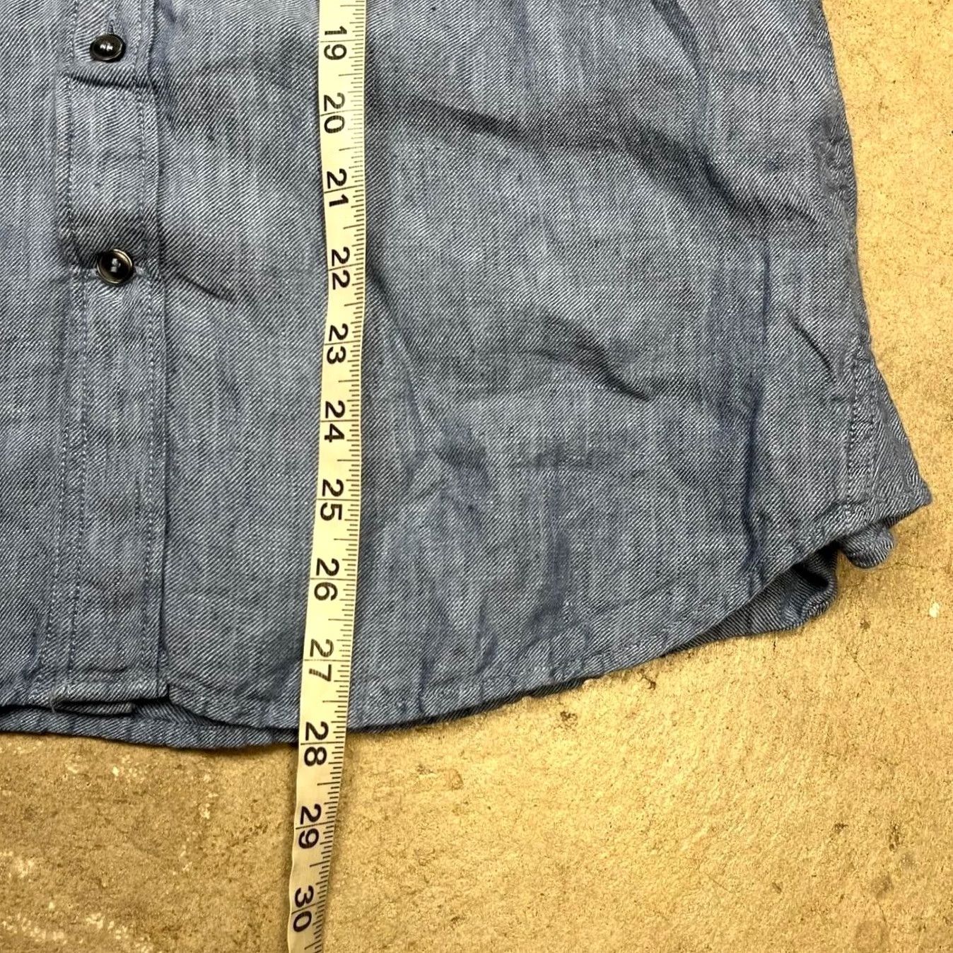 Banana Republic Banana Republic Linen Shirt Long Sleeve Button Down Blue Mens M Size US M / EU 48-50 / 2 - 4 Thumbnail