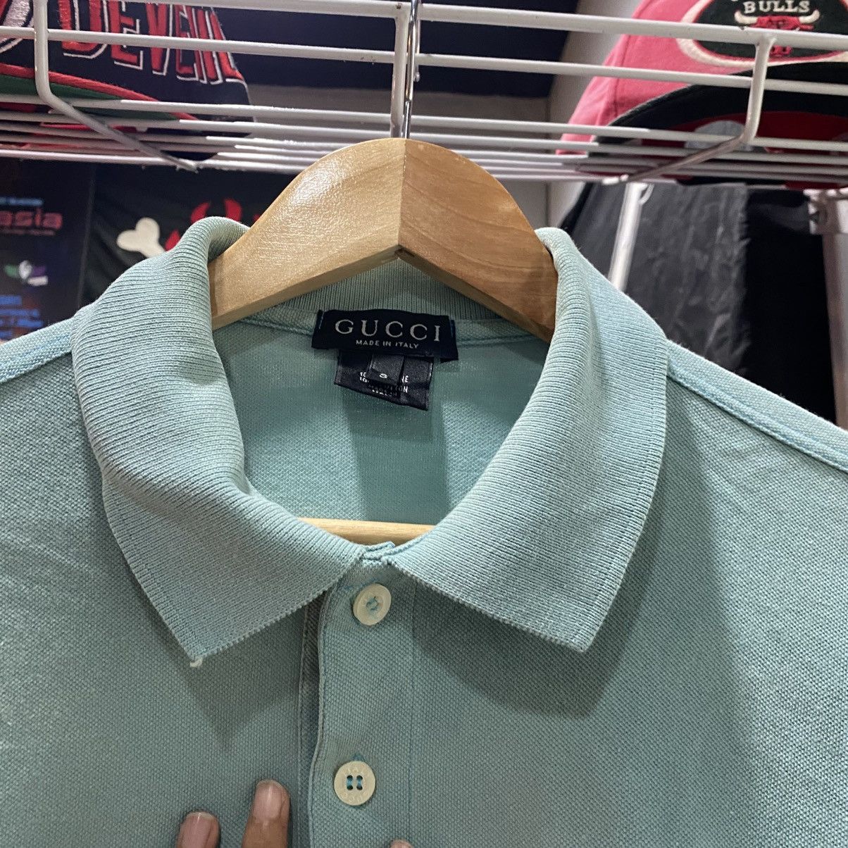 Gucci Gucci Logo Knight Crest Vintage Polo T-shirt LongSleeve Size US S / EU 44-46 / 1 - 9 Thumbnail