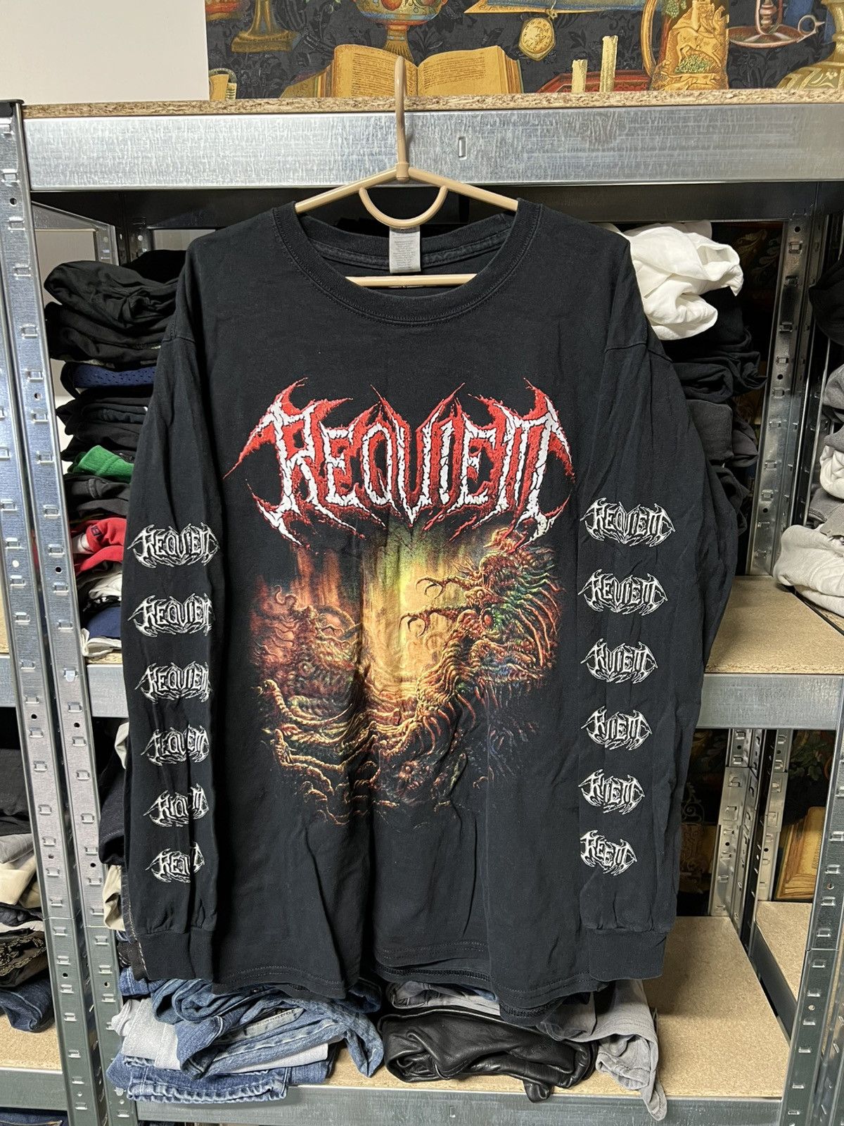 Band Tees Kenshi Requiem World Tour Death Trash Metal Longsleeve Band Size US L / EU 52-54 / 3 - 1 Thumbnail