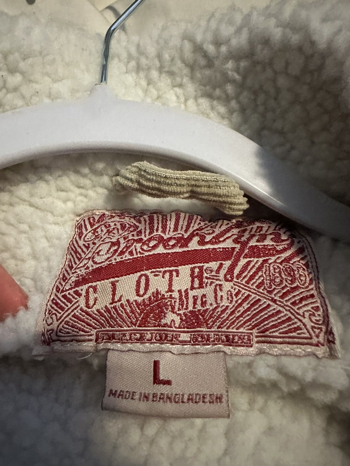Brooklyn Cloth Khaki Sherpa Jacket Size US L / EU 52-54 / 3 - 4 Thumbnail