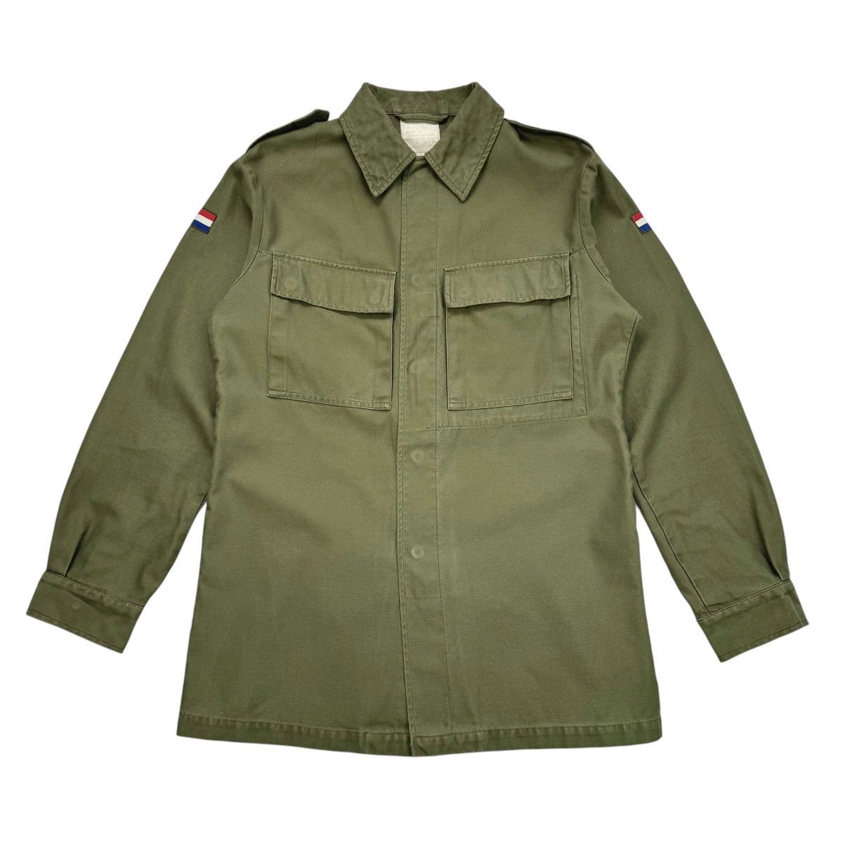 Vintage Vintage Dutch Military Field Shirt Size US M / EU 48-50 / 2 - 1 Thumbnail