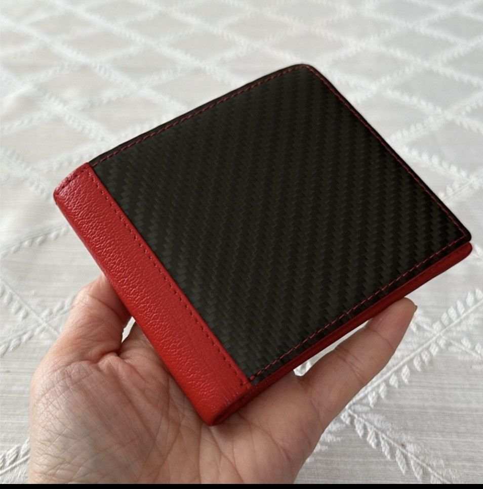 Japanese Brand hide k 1896 RFID Blocking Bifold Leather Red Wallet Size ONE SIZE - 8 Thumbnail