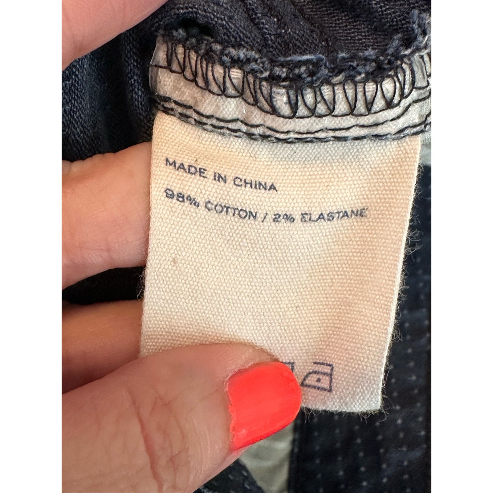Marc Jacobs Marc Jacobs blue stripes polka dots rolled slim jeans sz 29 Size 29" - 5 Thumbnail