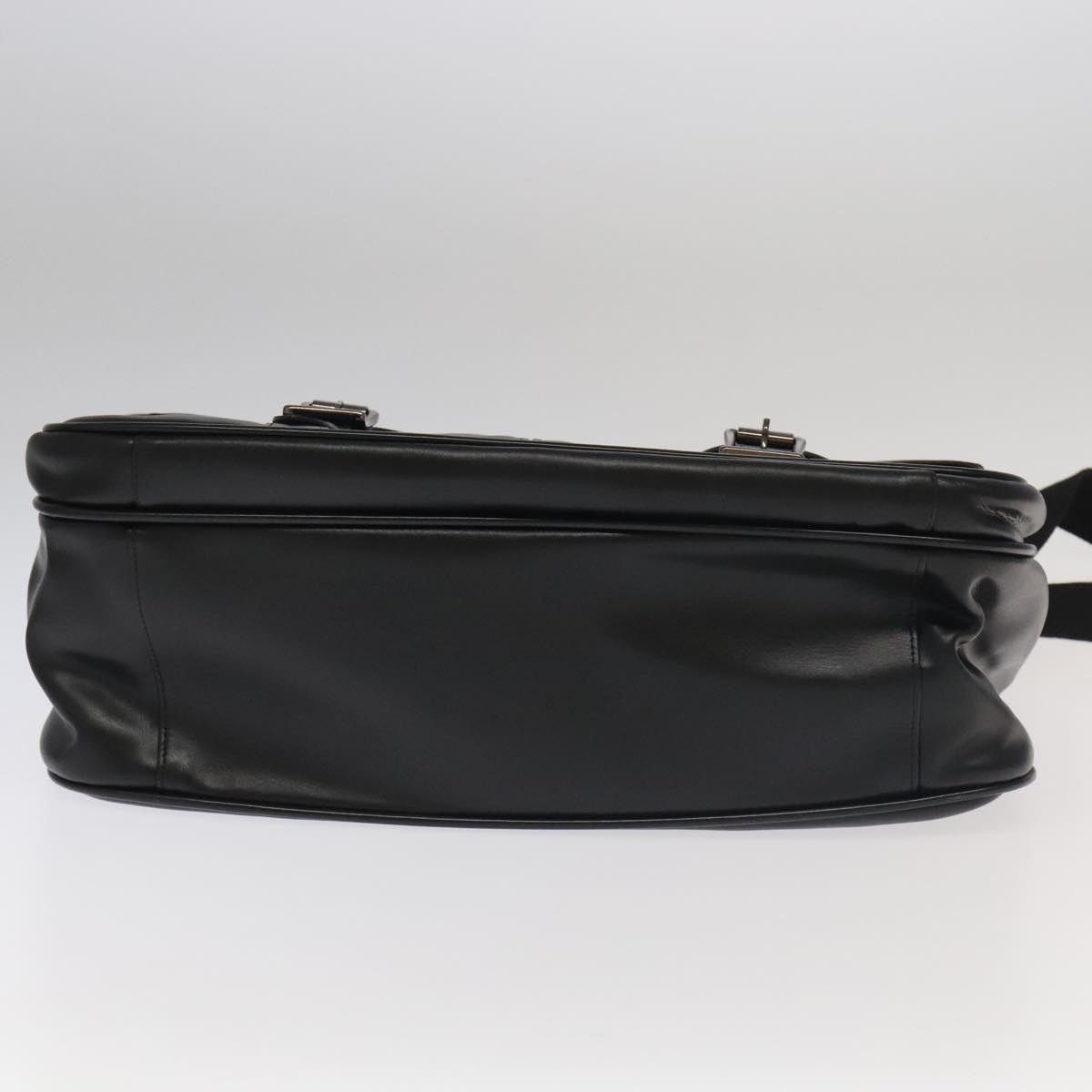 Versace Versace Shoulder Bag Leather Black Size ONE SIZE - 5 Thumbnail