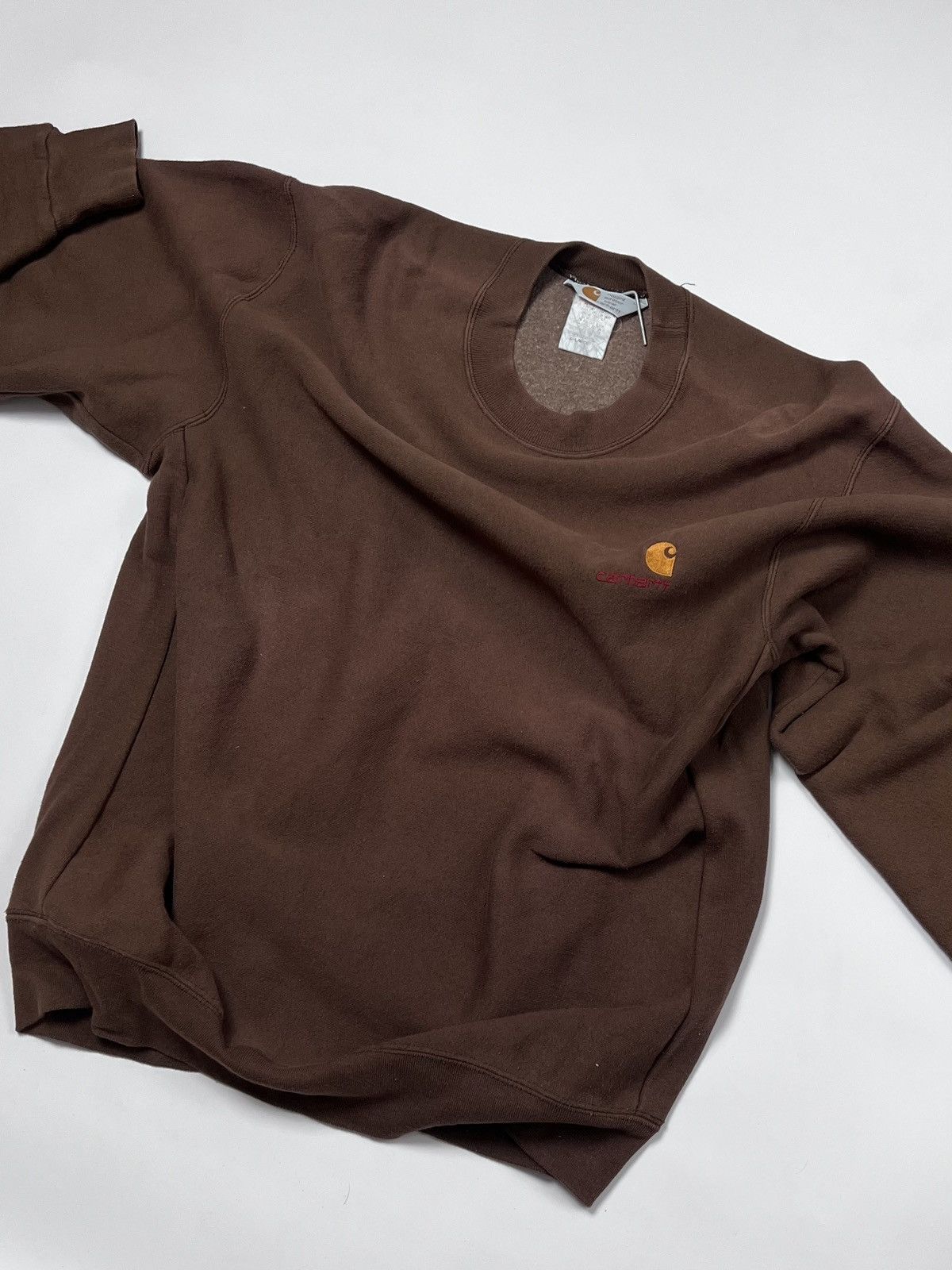 Carhartt 1980s Carhartt Brown Sweatshirt 80s Vintage Oakley Stussy Size US XL / EU 56 / 4 - 9 Thumbnail