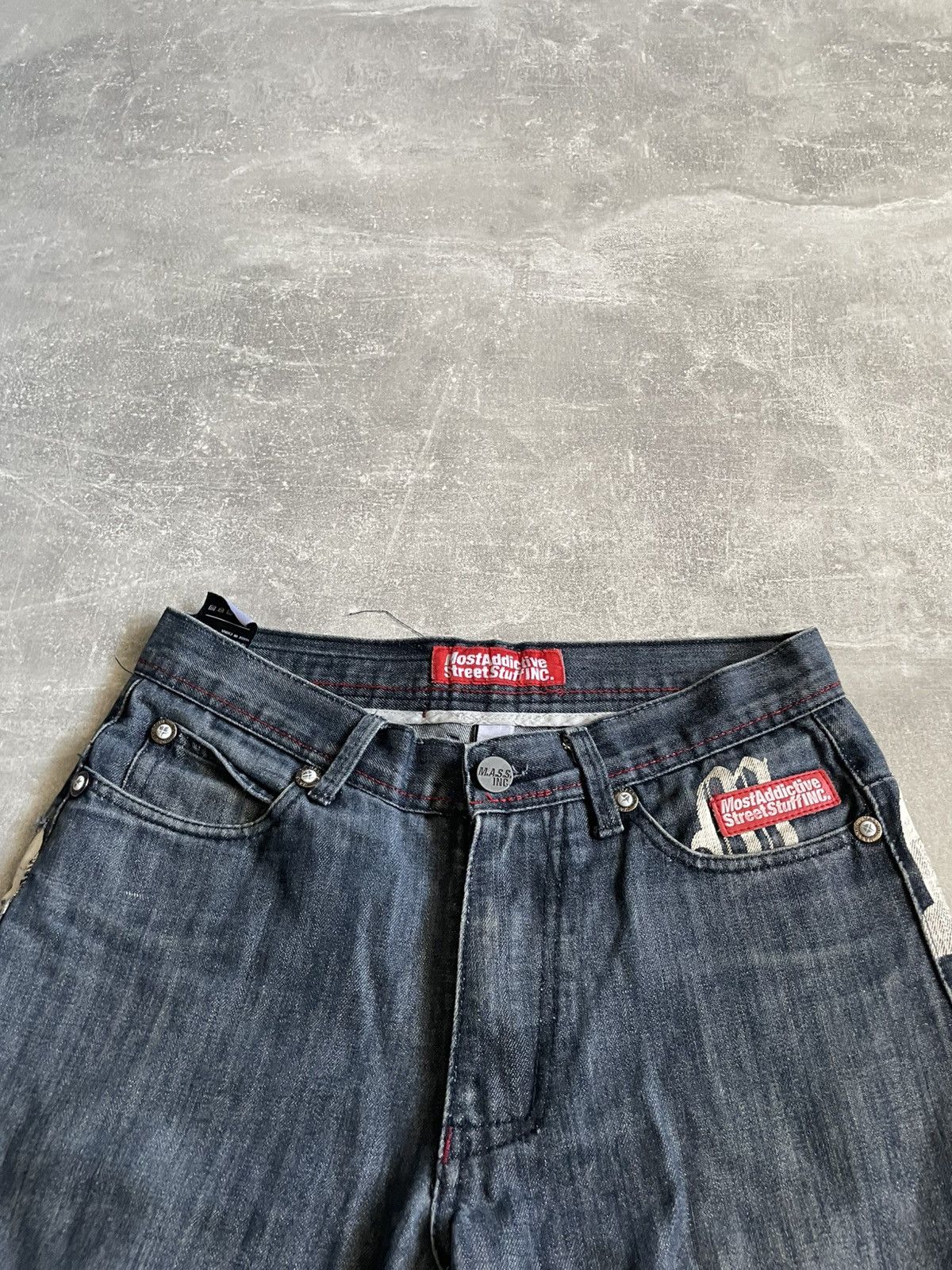 Japanese Brand 90s rap jeans og y2k street addictive wu eminem southpole Size US 28 / EU 44 - 2 Thumbnail