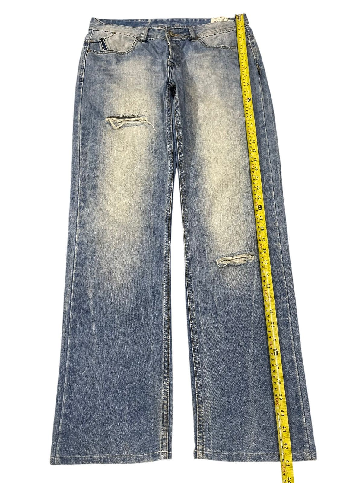 Diesel Vintage Diesel Industry Fade Wash Style Distress Loose Jeans Size US 34 / EU 50 - 13 Thumbnail