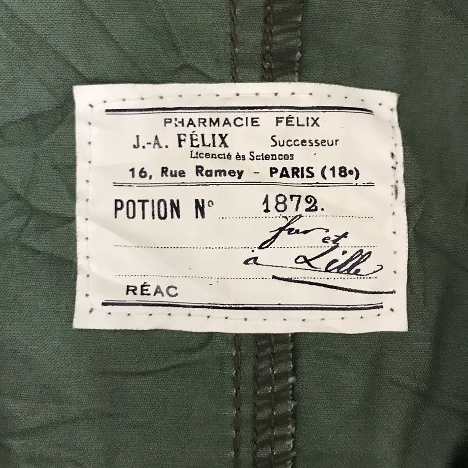 Japanese Brand Vintage PHARMACIE FELIX Army 1872 Trench Coat Parka Jacket Size US M / EU 48-50 / 2 - 3 Thumbnail