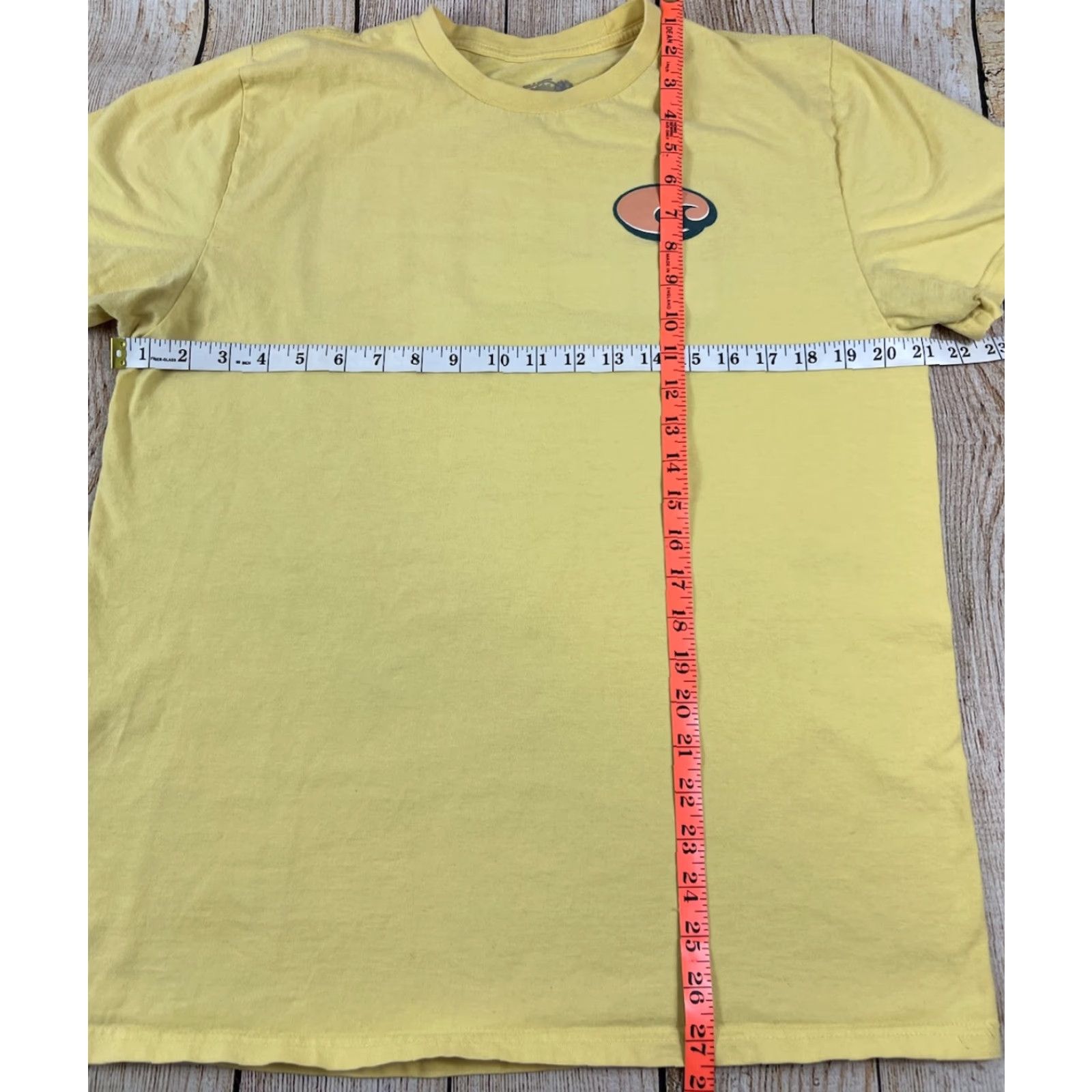 Costa Del Mar Costa Del Mar T-Shirt Fish Yellow 100% Cotton L Mens Short Sleeve Regular Size Large Size US L / EU 52-54 / 3 - 4 Thumbnail