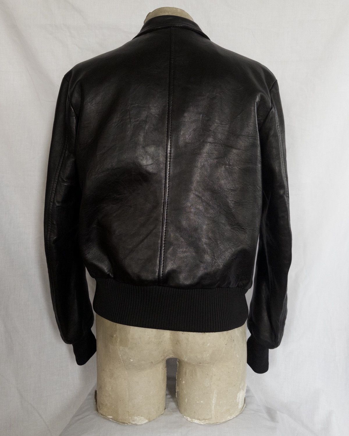 Handmade Veg tan lamb leather jacket+sterling silver cross Size US M / EU 48-50 / 2 - 3 Thumbnail
