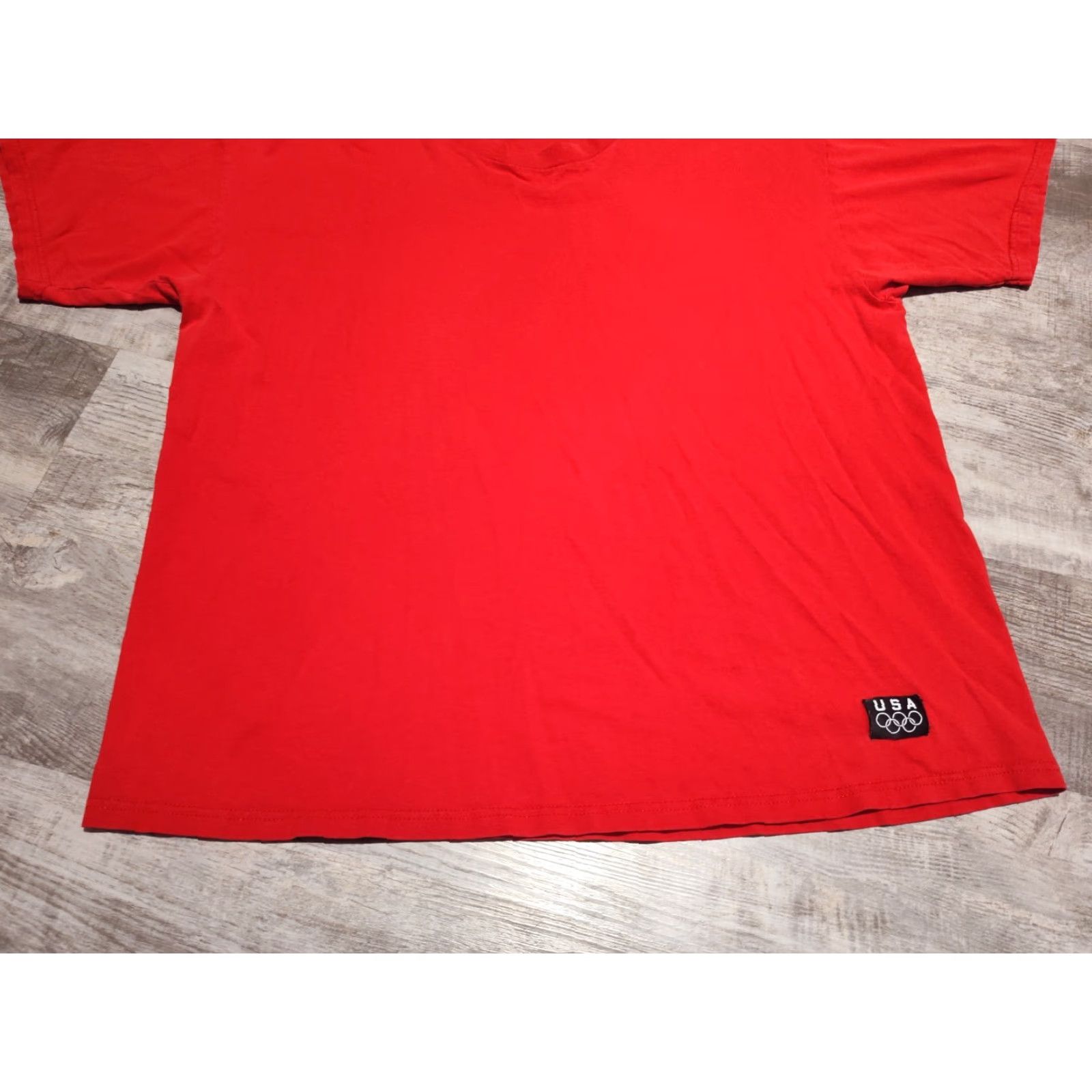 Vintage VINTAGE USA Olympics T-Shirt Men XL 90s Cotton Short Sleeve Red Graphic Tee Size US XL / EU 56 / 4 - 3 Thumbnail