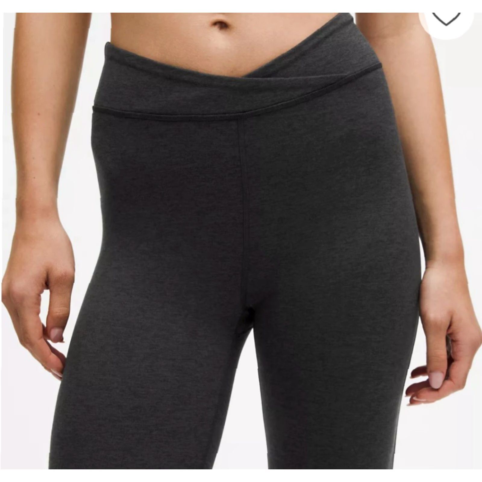 Lululemon Lululemon Leggings Womens Size 6 Black Softy Suedey Cross-Waist Tight Athleisure Size 28" / US 6 / IT 42 - 3 Thumbnail